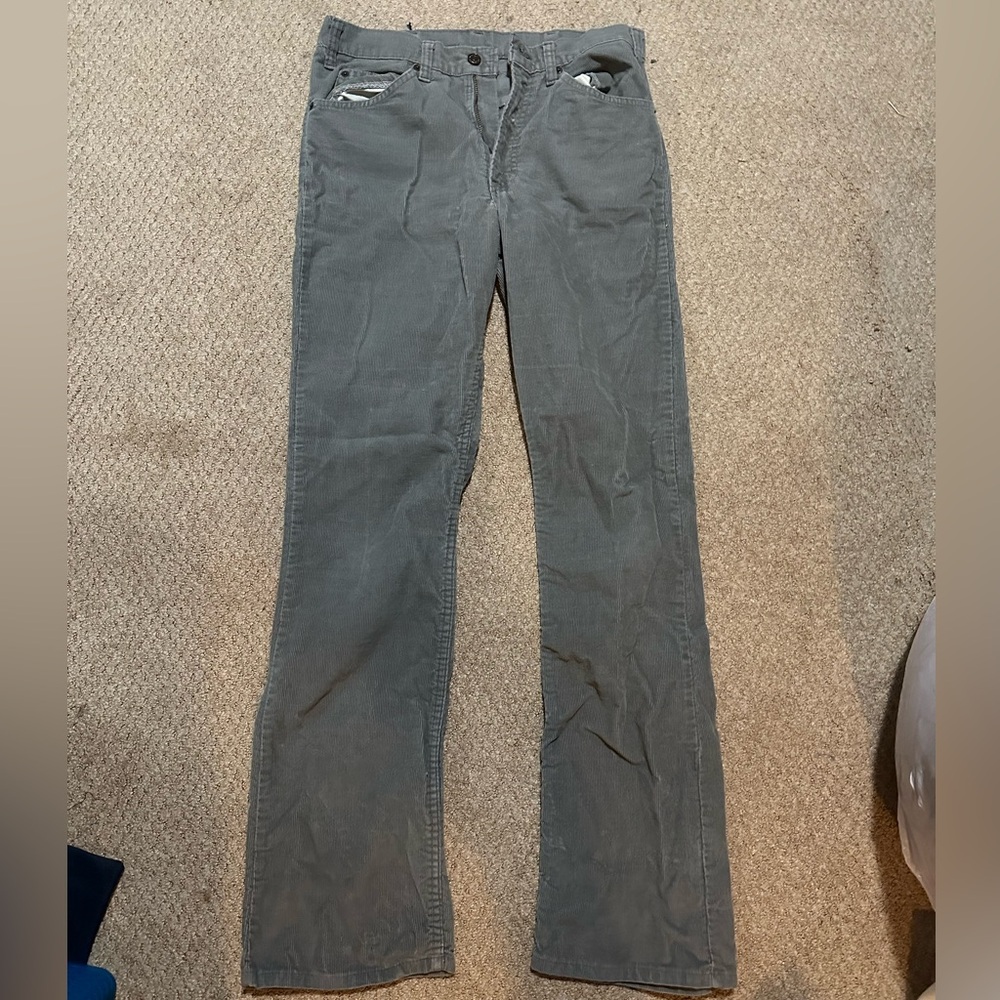 VINTAGE gray corduroy jeans size 2